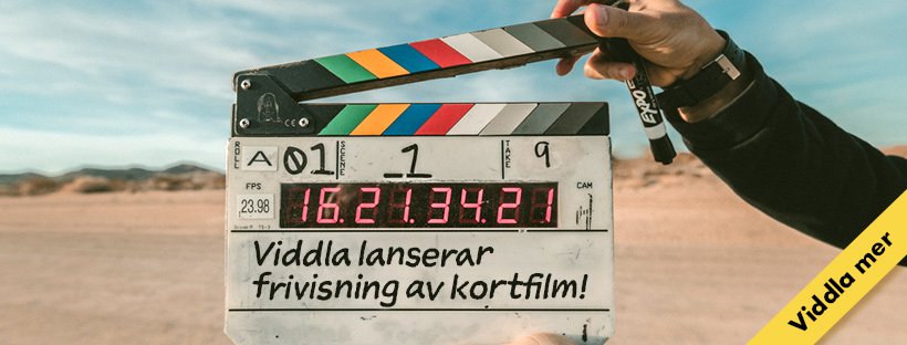 viddla_se's tweet photo. Nu kan våra låntagare Viddla ännu mer och helt utan att förbruka några lån. Vi släpper tio kortfilmer idag i samarbete med Film Stockholm att se utan begränsning. Det kallar vi för ”Viddla mer”. https://t.co/VKGeI9I5f2
Fantastiskt eller hur!
#viddlamer
#börjaviddla
#viddla https://t.co/jbzk1qBUwi
