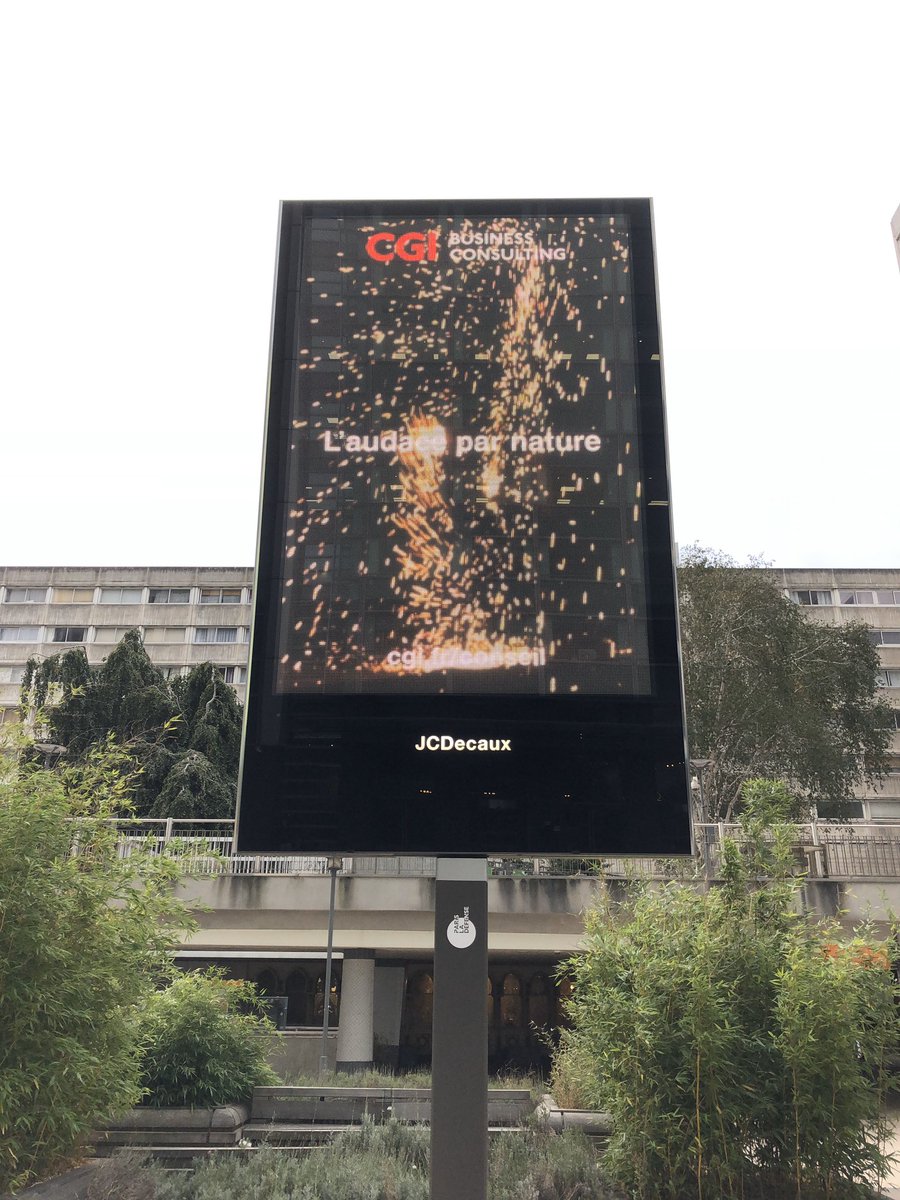 Le moment où 6 mois de travail se concretise... <a href="/CGI_Consulting/">CGI_Consulting</a> s’affiche dans toute la France  #laudaceparnature #LeMomentOuchallenge #fierte #effervescence