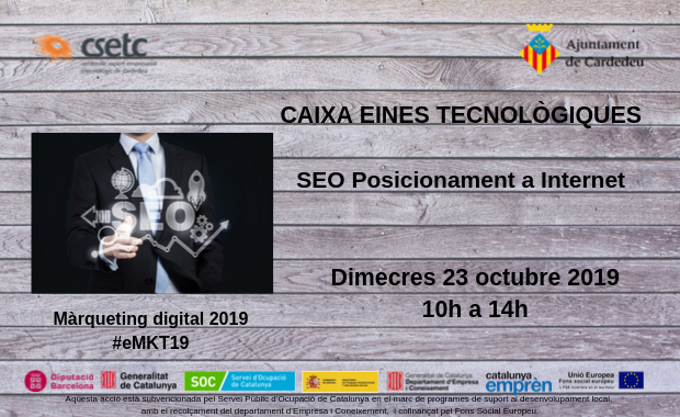 El proper 23 d'octubre nou seminari de posicionament SEO a <a href="/csetc/">csetc</a>  csetc.cat/2019/10/seo-po…

#eMKT19 #Sugeralia #marketing #formacio #cursos #aprendre #SEO