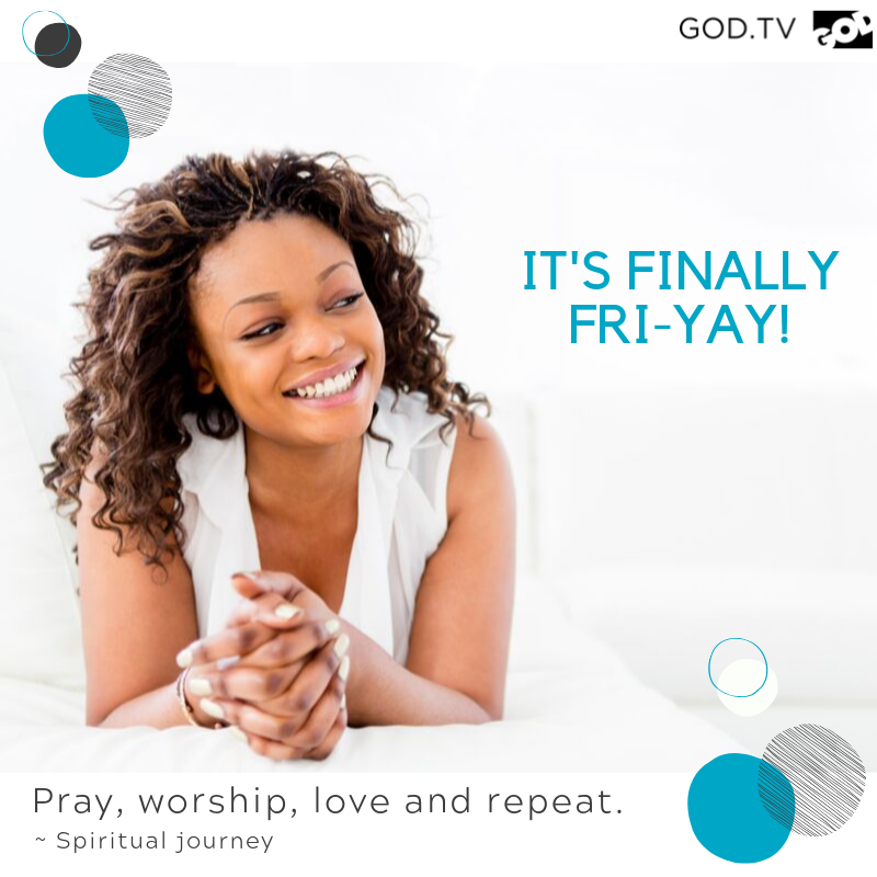 GODTVGhana's tweet photo. It's Fri-YAY! 🙌🔥
#goodfeelingfriday #spiritualjourney #godtv #godtvafrica https://t.co/R9BtrL31Ug