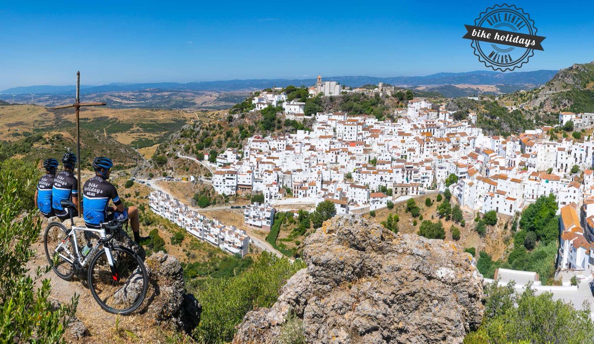 BikeMalaga's tweet photo. ESP. Disfruta con nosotros de una ruta por uno de los mas famosos pueblos blancos de La Costa Del Sol que es Casares. 
ING. Enjoy with us a ride to one of the most famous Costa Del Sol´s White Village which is Casares.
#Cyclingexperience
#Rentabike #bikehire #hireabike #Casares https://t.co/mzULez6pla