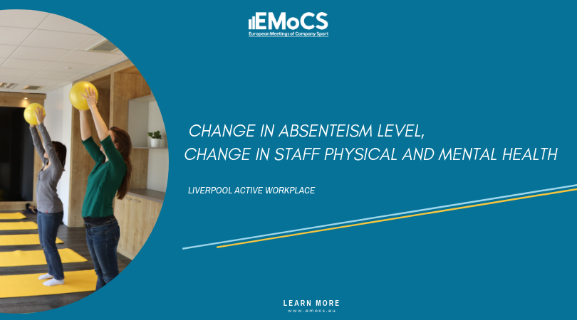 | FACTS |
 
#Physical #activity in the workplace has numerous #benefits. But what can be measured? 

Physical activity has an effect on:
- #Absentism &amp; #turnover
- Staff #physical and #mental #health and #wellness🙋
- #Competitiveness 🏃‍♀️

Get moving now and #BeActive!