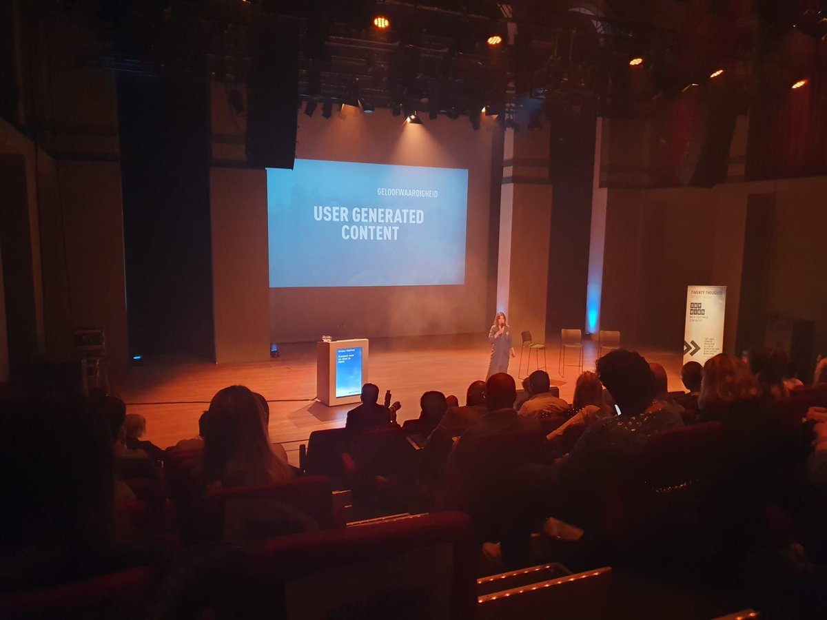 “Luister naar je doelpubliek en maak gebruik van hun verhalen. #usergeneratedcontent voelt geloofwaardiger aan, je vergroot er je merkbekendheid én je krijgt waardevolle feedback." volgens @kirrrRoyal #20thoughts