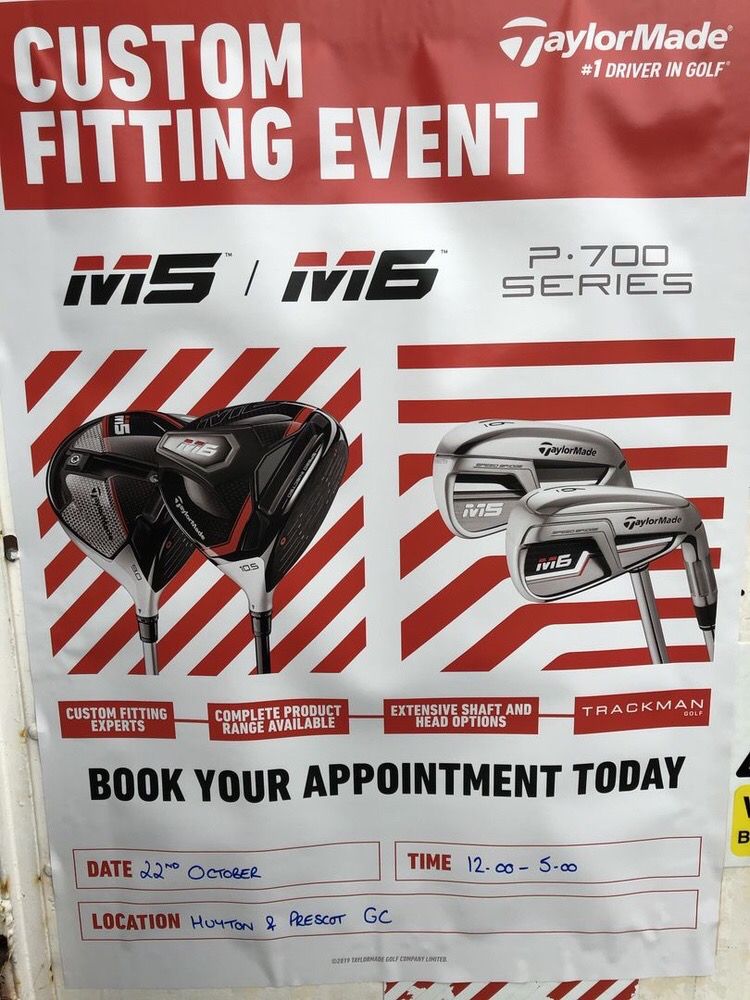 johnfishergolf's tweet photo. The pro shop is still taking bookings for our @TaylorMadeGolf fitting day on 22nd October (12-5pm).
Come and improve your iron play with the brand new #p790 irons.
Or maybe become more pinpoint accurate with your short game with the new #mg2 wedges with #rawface technology. https://t.co/99voH4ftIM