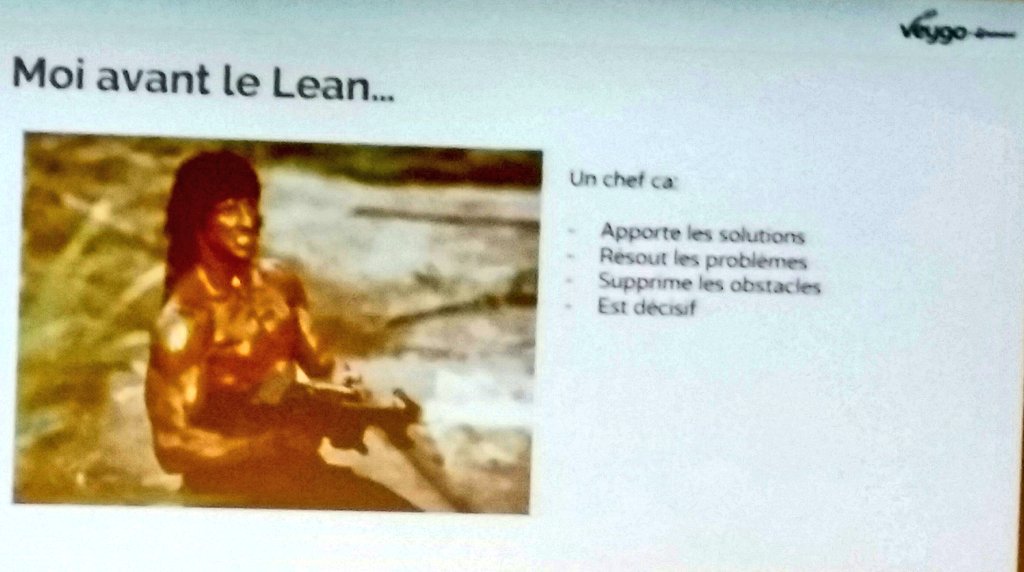 #leanenfrance Témoignage du CIO d'une start-up de l'assurance digitale. Comment le #lean a complètement transformé la vision de son rôle de dirigeant