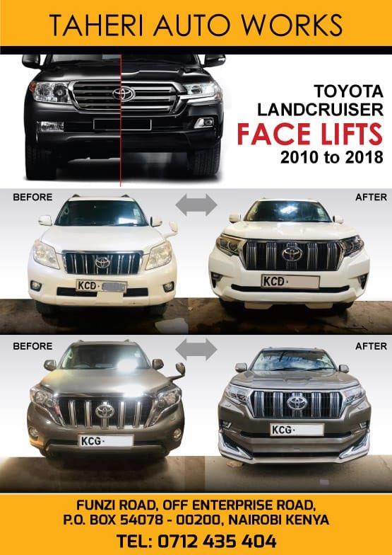 taheriauto's tweet photo. Facelift kit prado, landcruiser now available in stock call 0712435404 https://t.co/cKRbyfzo4B