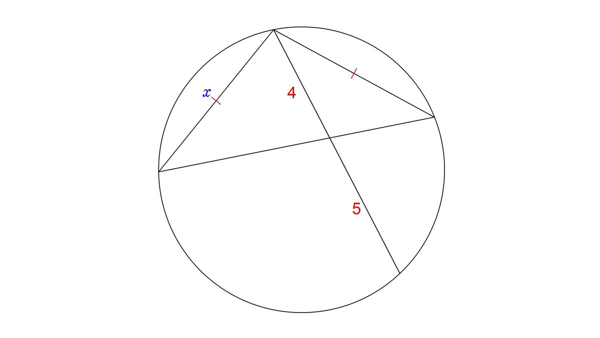 potetoichiro's tweet image. 自作問題114
難長問題14
#GeometryPuzzle #OriginalProblem #Math #数学 #難長問題
