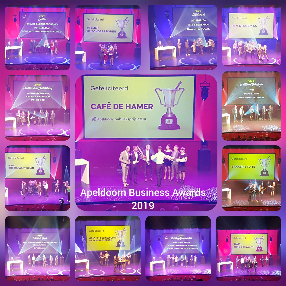 Mooie avond met ondernemers en instanties die terecht een podium verdienen <a href="/ApeldBusiAwards/">ApeldoornBusiAwards</a> #Apeldoorn #waaromeldersalsApeldoornhetookheeft #055trots