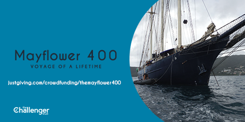 Challenger_CT's tweet photo. On the 400th anniversary of the Mayflower we are sending 44 adventurous students and apprentices between 16-18 on the voyage of a lifetime, following the original pilgrims across the Atlantic in a modern-day replica  https://t.co/ocJ6W4rxsF https://t.co/PzNxo86uoA