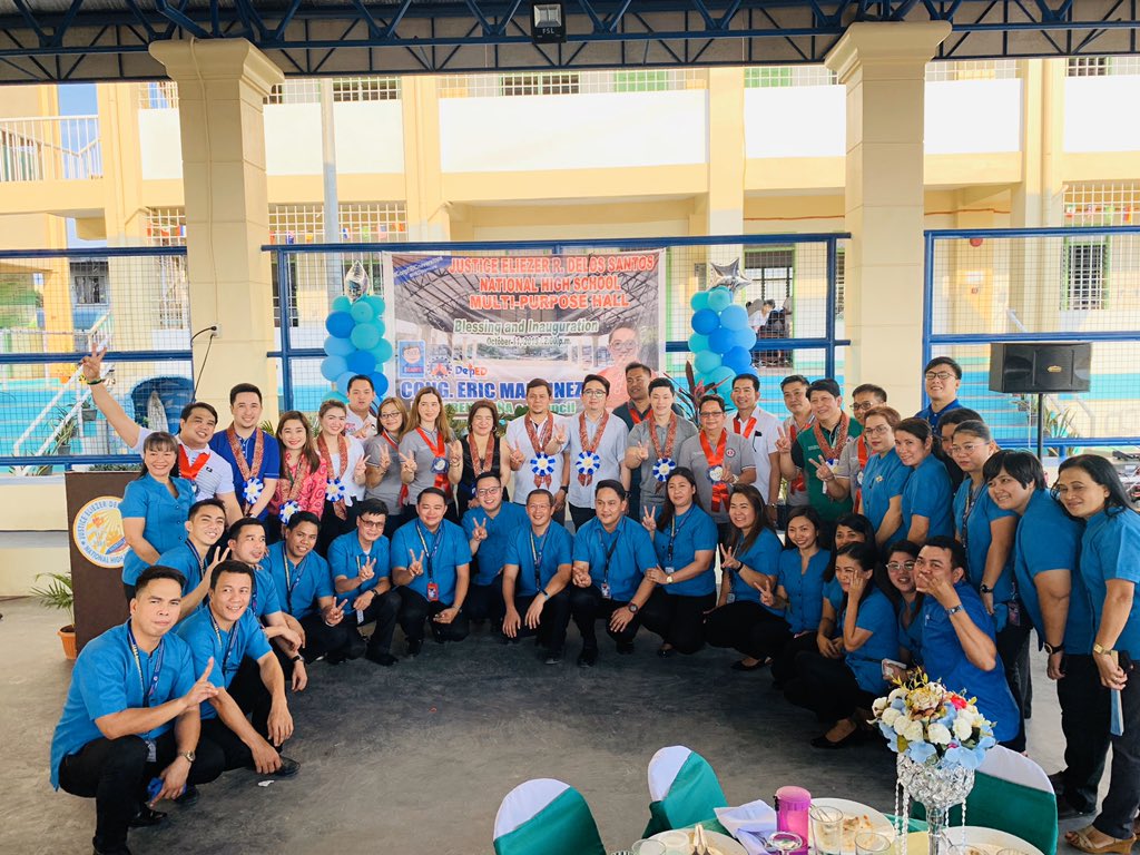 ChiquiCarreon_'s tweet photo. Blessing and Inauguration of Justice Eliezer National High School Multi Purpose Hall.
Project of Congressman Eric Martinez #CongEricNeverStops https://t.co/mHH9g0igKG