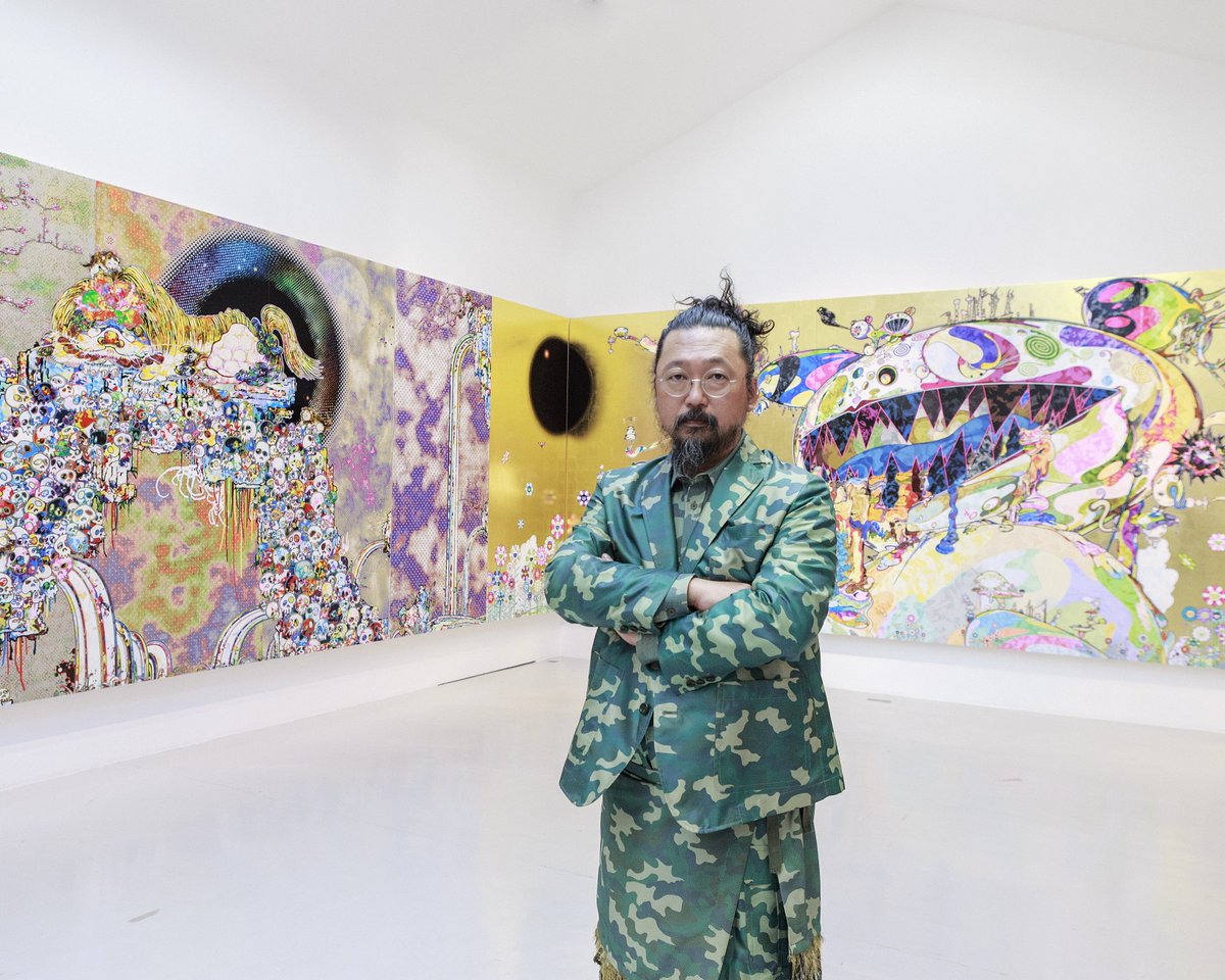 ArtGalleryofNSW's tweet photo. ⚡ Just announced: Hear from one of the world’s most renowned contemporary artists, Takashi Murakami (@takashipom), in conversation with curator Justin Paton ahead the exhibition #JapanSupernatural. Buy tickets: https://t.co/5Z3sITOykg | Fri 1 Nov. https://t.co/OSezwfhNaz