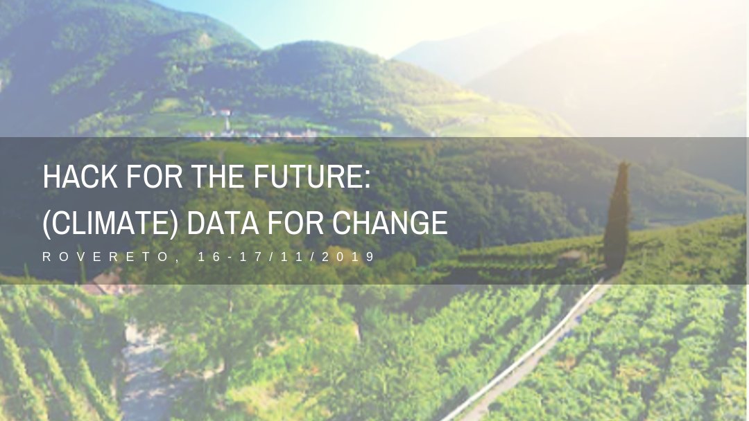 All'interno dell'edizione <a href="/festivalmeteo/">Festivalmeteorologia</a> di quest'anno si terrà anche una #Hackathon dedicata al #clima, organizzata da <a href="/CopernicusEU/">Copernicus EU</a> e <a href="/ECMWF/">ECMWF</a> assieme ad AISAM. Per info e iscrizioni: climate.copernicus.eu/hack-future-cl…
#climatedata #climatechange #festivalmeteorologia