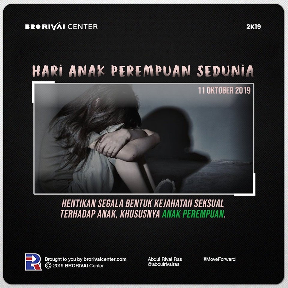 BRORIVAI_Center's tweet photo. International Day of Girl Child 2019
#HariAnakPerempuan #BRORIVAICenter https://t.co/iYGoKfhhf7