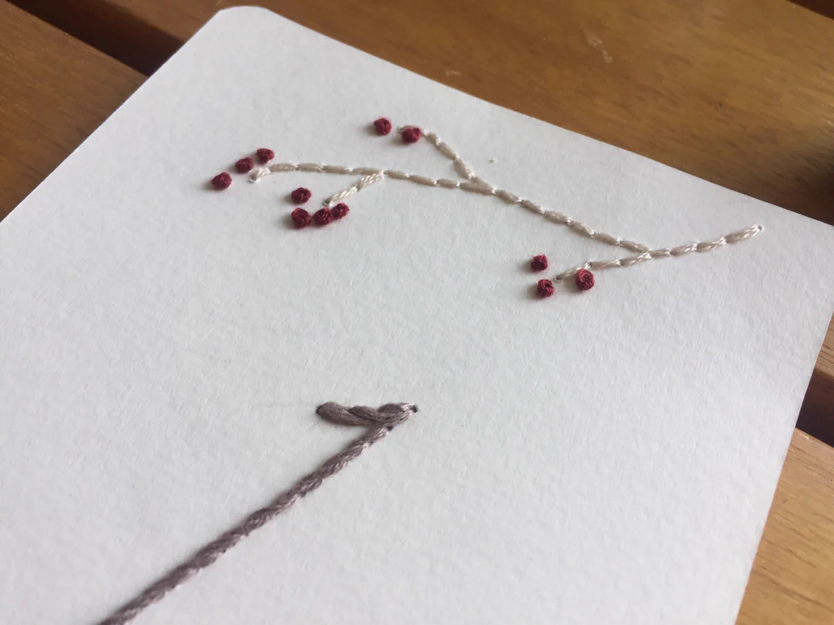 結婚パーティーで使うつもりだった席順・手作りのナンバーの刺繍!!!