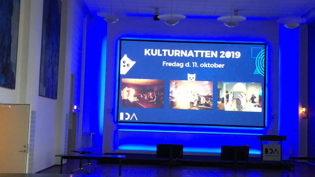 Så er der funky kulturnatfarver i salen..!  #kulturnattenIDA