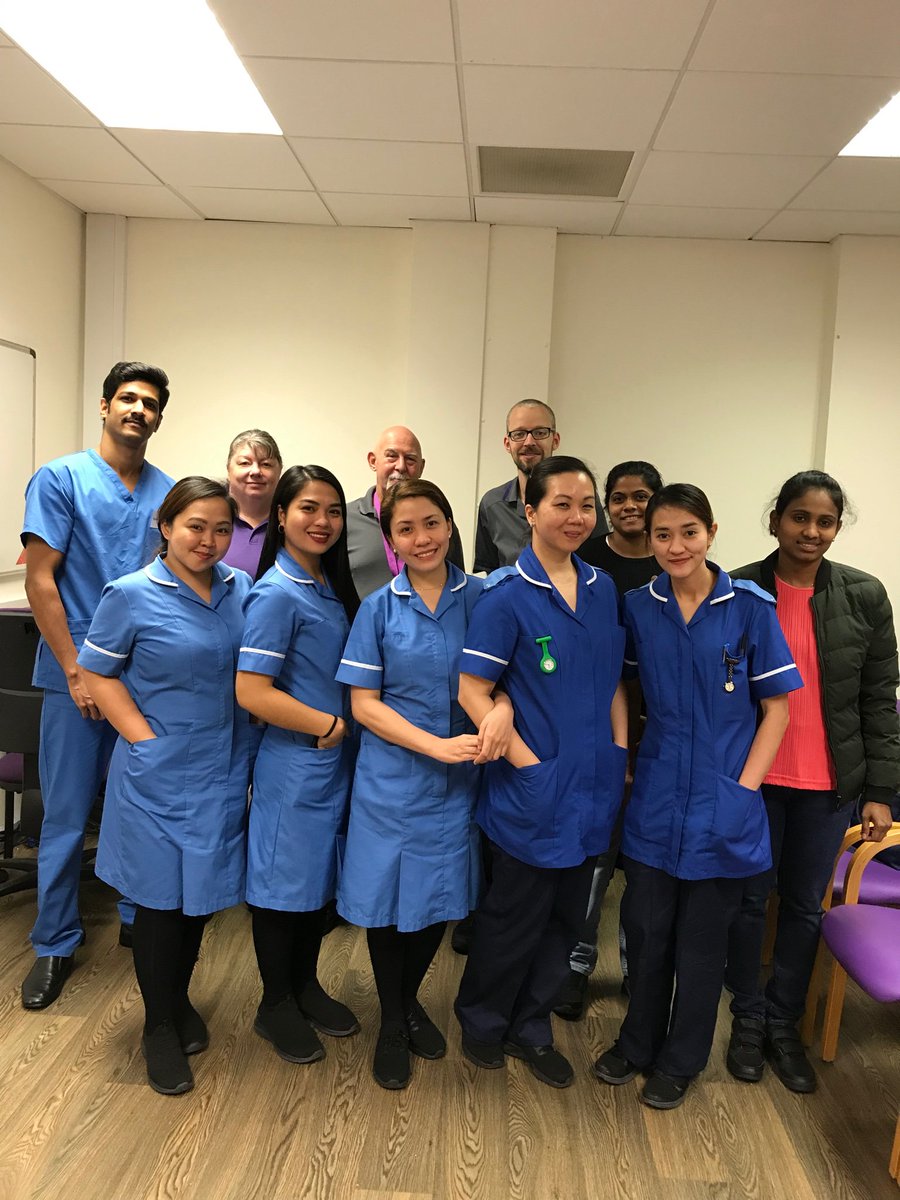 CarolineBaylis2's tweet photo. Our latest group of #OSCE nurses. We wish them well in there formal exams @RUHBath @qvh @YDHLibrary @YDHAcademy @YeovilHospital @chamika49620019 https://t.co/WlGhQlBZFF