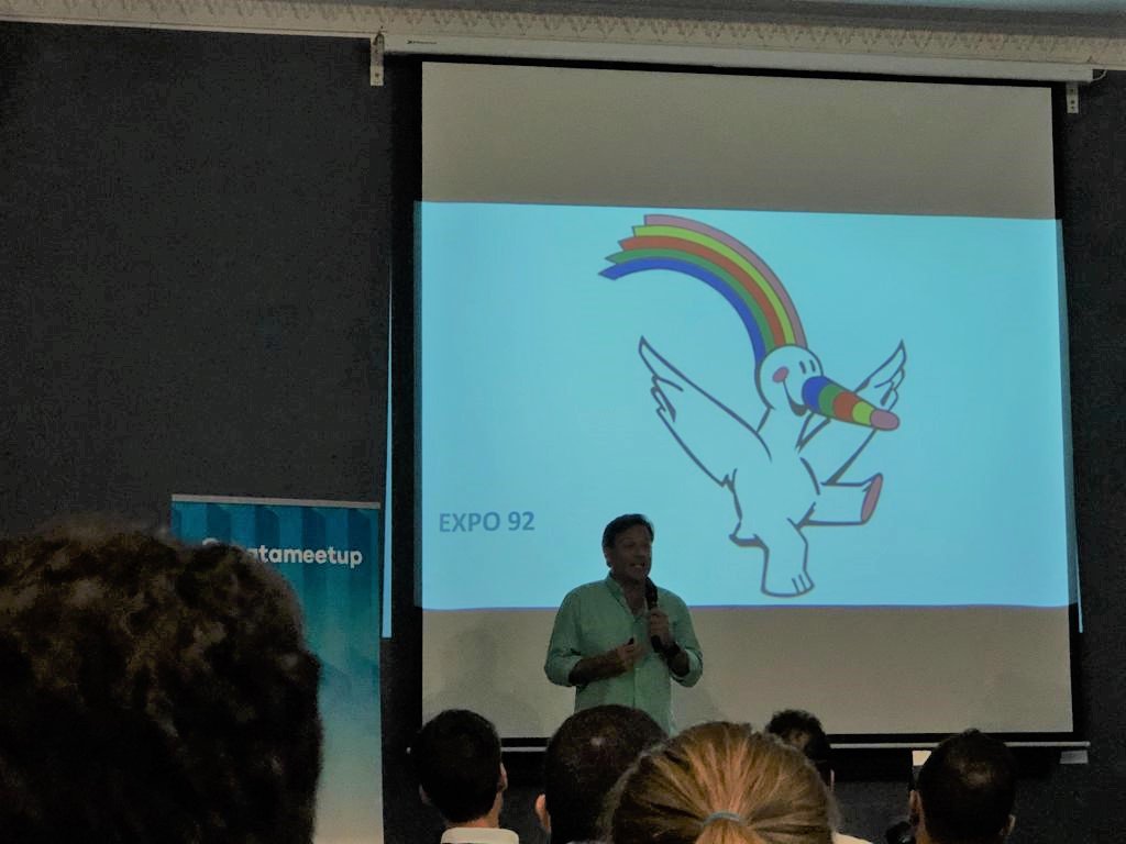 Electrocosto's tweet image. ¡Que el ritmo y el aprendizaje no pare! 😎

¡Turno para Daniel Sánchez! 😬

¿Sabéis que nos ha contado que ningún país habló de Internet en la Expo del 92? 😲

#Datameetup