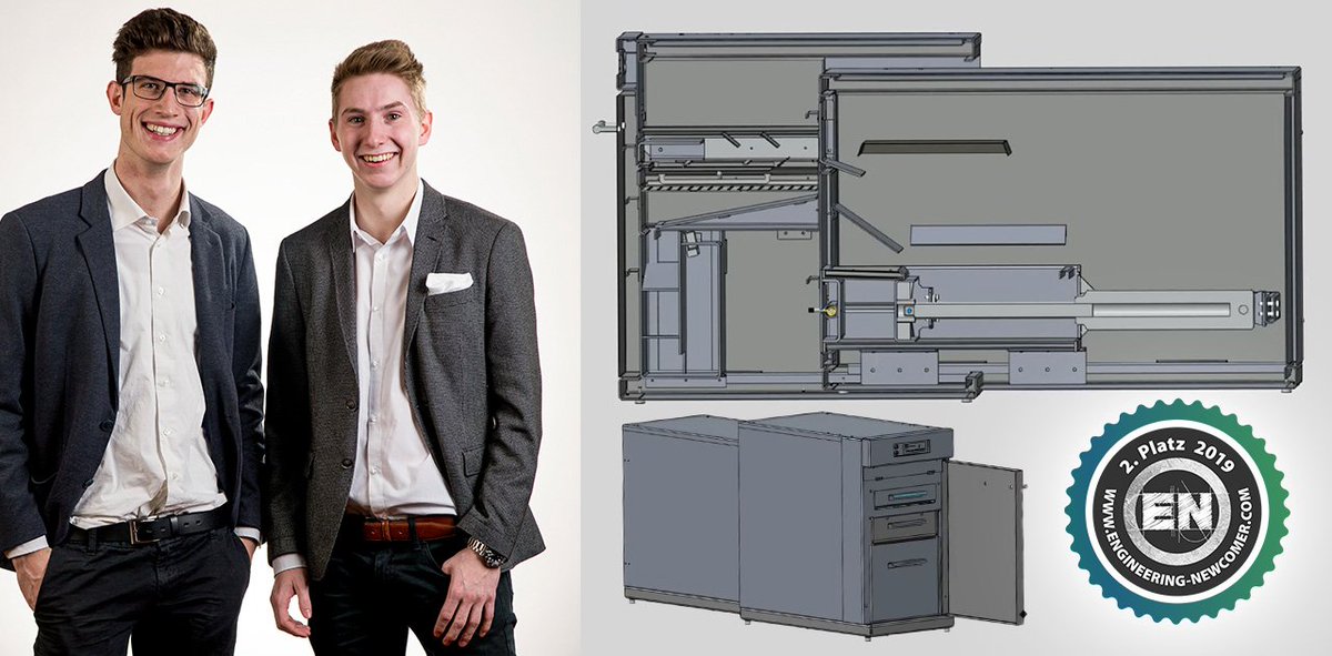 CADENAS_DE's tweet image. Congratulations! Das sind die diesjährigen Gewinner des #EngineeringNewcomer Awards:
Alle Infos zu den Gewinnern, ihren Projekten und zum Award gibt’s hier: bit.ly/2VsNU4Z
Sei beim nächsten Award 2020 dabei: engineering-newcomer.com
@norelem @MDESIGN_online