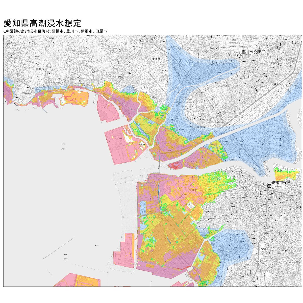 O Xrhsths 豊橋市長坂なおと 豊橋だいすき 市議 Sto Twitter 豊橋の高潮 洪水 土砂災害のハザードマップです 続 豊橋 台風 台風19号 避難所 ハザードマップ 高潮 出典 T Co Qrykrzxmk6 豊橋 防災ガイドブック