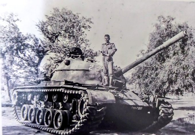 5 #RunawayPakArmy1965 - They kept shouting 'HUM KHEM KARAN MEIN AA GAYE', but didn't tell what happened to their collective backsides later in the war!Here are men of Abdul Hamid's 4 Grenadiers atop a Paki Patton that they left behind in their haste to run away!:D