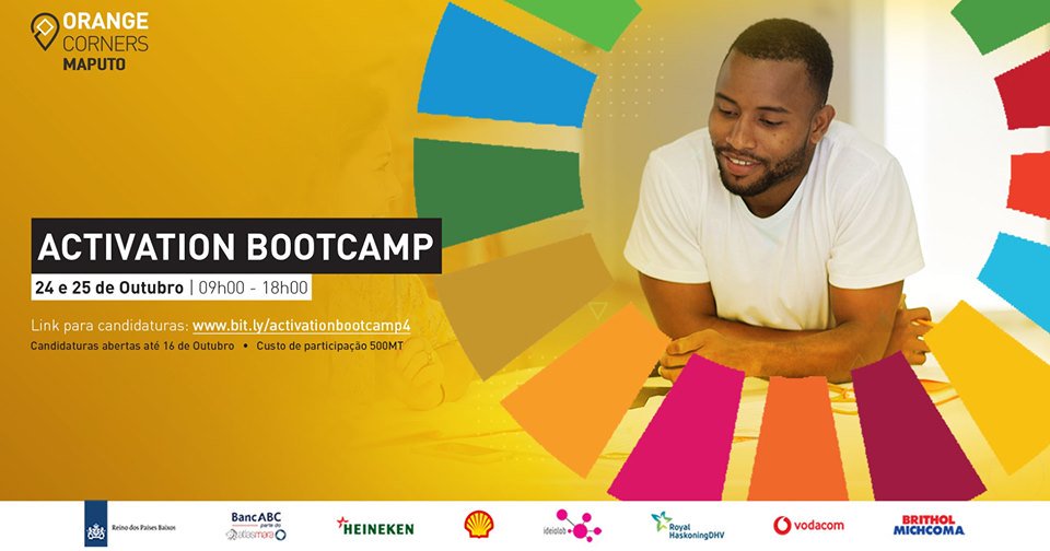 Are you ready to move from idea to practical action???
Applications for the 4th edition of Activation Bootcamp are open!
Come discover tools and experience the world of entrepreneurship applied to the SDGs. Deadline is 16th October: bit.ly/activationboot…

#EuSouOrangeCorners