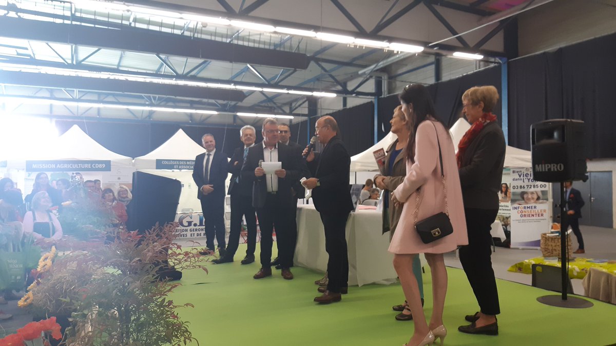 Inauguration officielle du Salon des Seniors Auxerrexpo