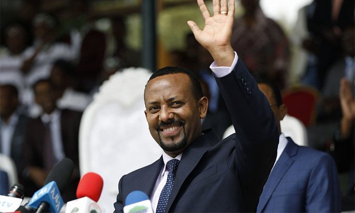newvisionwire's tweet photo. BREAKING NEWS: 
Ethiopia's PM Abiy Ahmed is the 10th Nobel Peace Prize winner.
Abiy is credited with ending a two-decades-old conflict between Ethiopia and Eritrea. This has inspired a series of diplomatic breakthroughs in the Horn of Africa region. https://t.co/RtNw5VbqVG