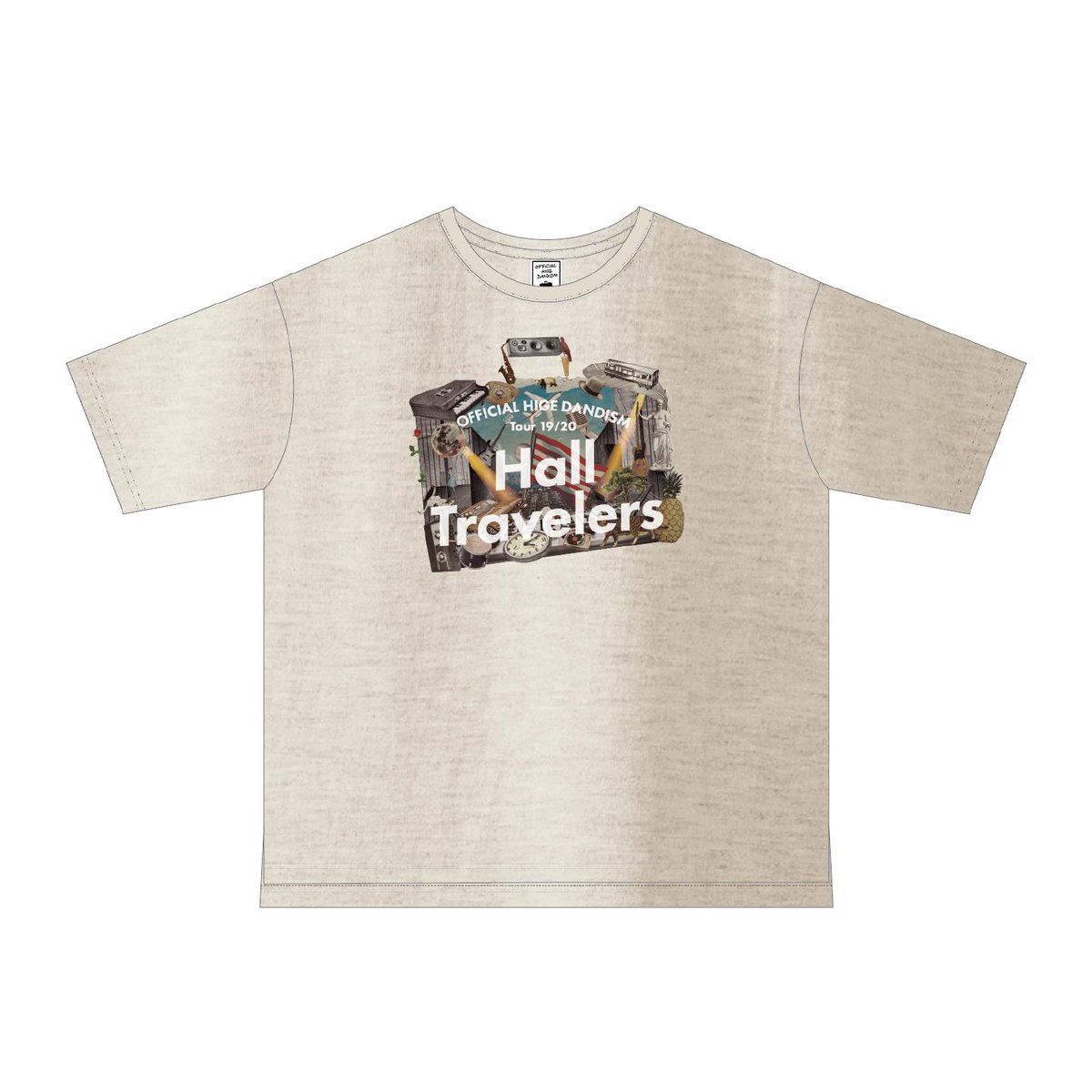 Official髭男dism Tour 19/20 Hall Travelers ツアーロゴ・Tシャツ