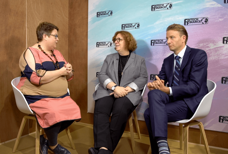 SwissChamberNL's tweet photo. Sibos 2019: Janice Diner and Steven Frook, Horizn https://t.co/hW93UyvHE4 https://t.co/GwqM5IhCaA