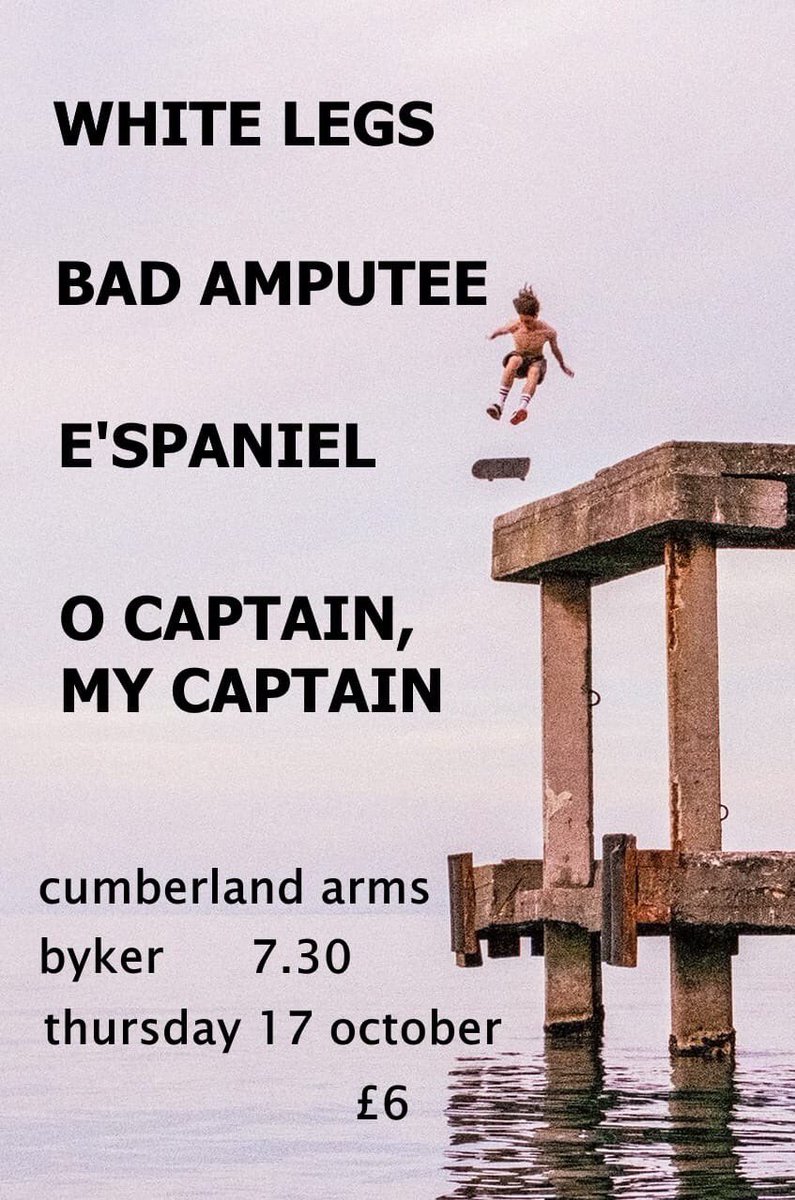 It’s been a long while but we’re coming out to play next Thursday along with these fine bands at <a href="/thecumby/">The Cumberland Arms</a>... Come along! facebook.com/events/5299003…