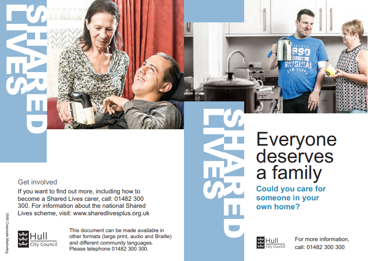 Joining us on 30th October will be Sue, representing the @hullsharedlives  program. Shared Lives work with vulnerable people finding them a home with a caring family.

1/2 

#CDCSHull