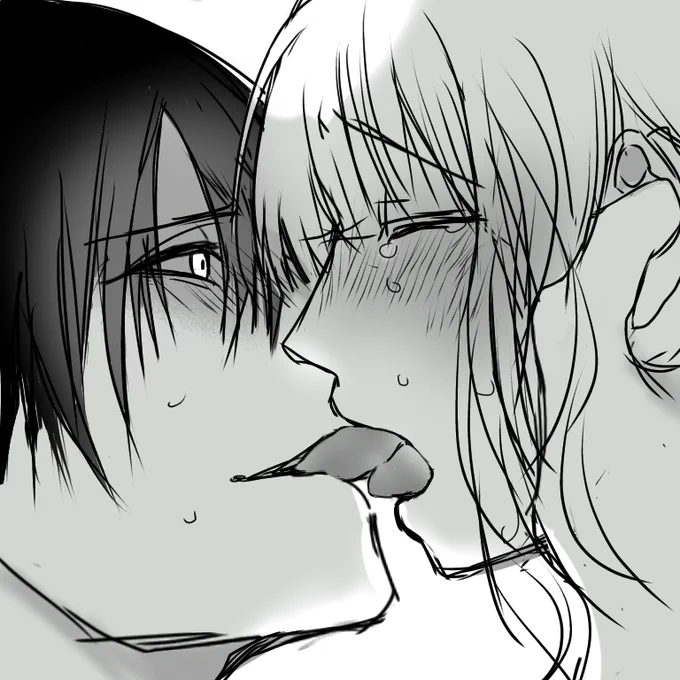 キスしてる時に息が上がっちゃって目をぎゅっと閉じながら必死にちゅっちゅしてる女の子に対してそんな女の子をガン見しながら女の子の弱点の耳を撫でつつ執拗にキスを続けるヤンデレが好きだ 