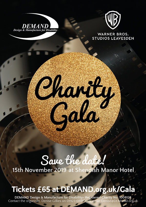 DEMANDCharity's tweet photo. Remember to get your tickets for our Gala dinner on the 15th November, where we’ll be joined by @craig_paula MBE, our host @neilbenfilms and 'The Triple Deckers' Blues Brothers tribute act. A fantastic evening in store! https://t.co/E2c7Dw5RyA #disabilitydesign #fundraising https://t.co/B1inPOPy4H