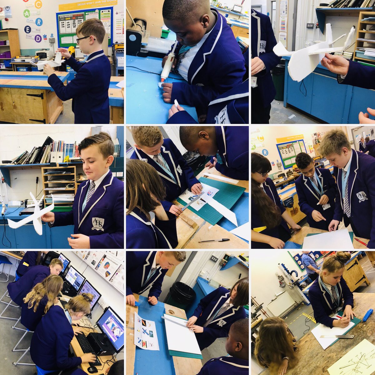 NED_DT's tweet photo. An amazing start to the @RAFCosfordFC #stem glider challenge. #ThisIsntWork #inspire #bechallenged https://t.co/kzpPEKvRWy