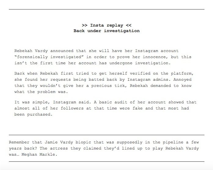 ISSUE 955: The Scousetrap popbitch.com/emails/the-sco… A celebrity sleuth special including Coleen vs Rebekah, Pippa Middleton P.I. and further leads on the case of the Queen's stolen bauble...