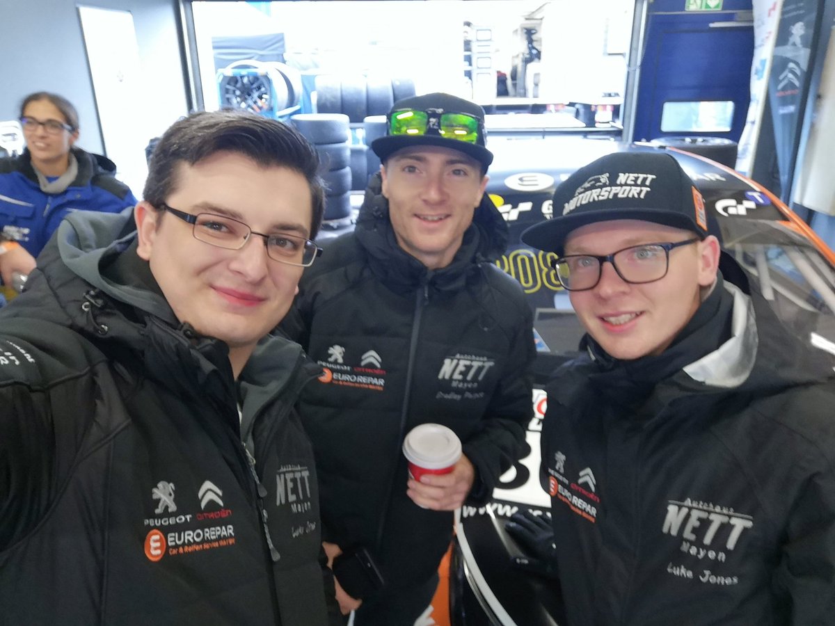 At the Nordschleife for VLN 8 with <a href="/BradleyPhilpot/">Brad Philpot 🏎🏁</a> and <a href="/NettMotorsport/">Team Euro Repar</a>. It's a brisk, windy day in the Eifel, can't wait to see the 308 beast back on track 💪