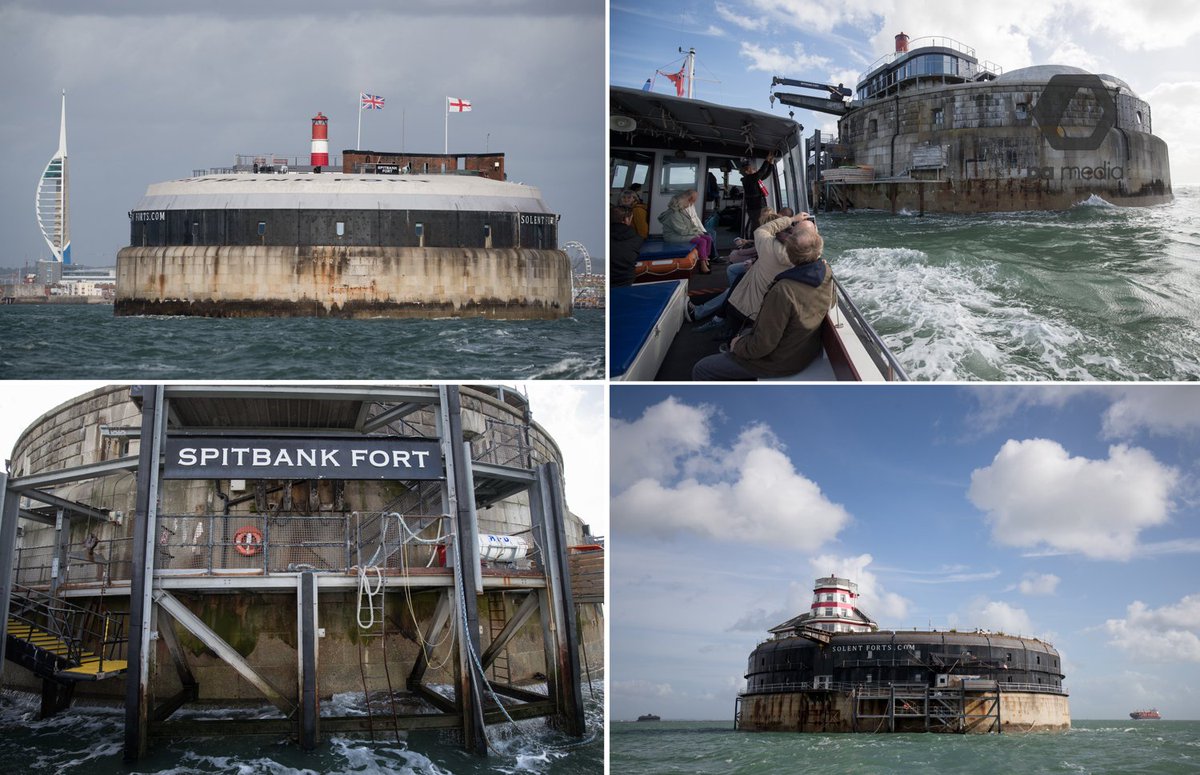 AndyMatthews_PA's tweet image. Took a trip out to the #Solent Forts of #Spitbank and #NoMans yesterday, which are both up for sale with Colliers International