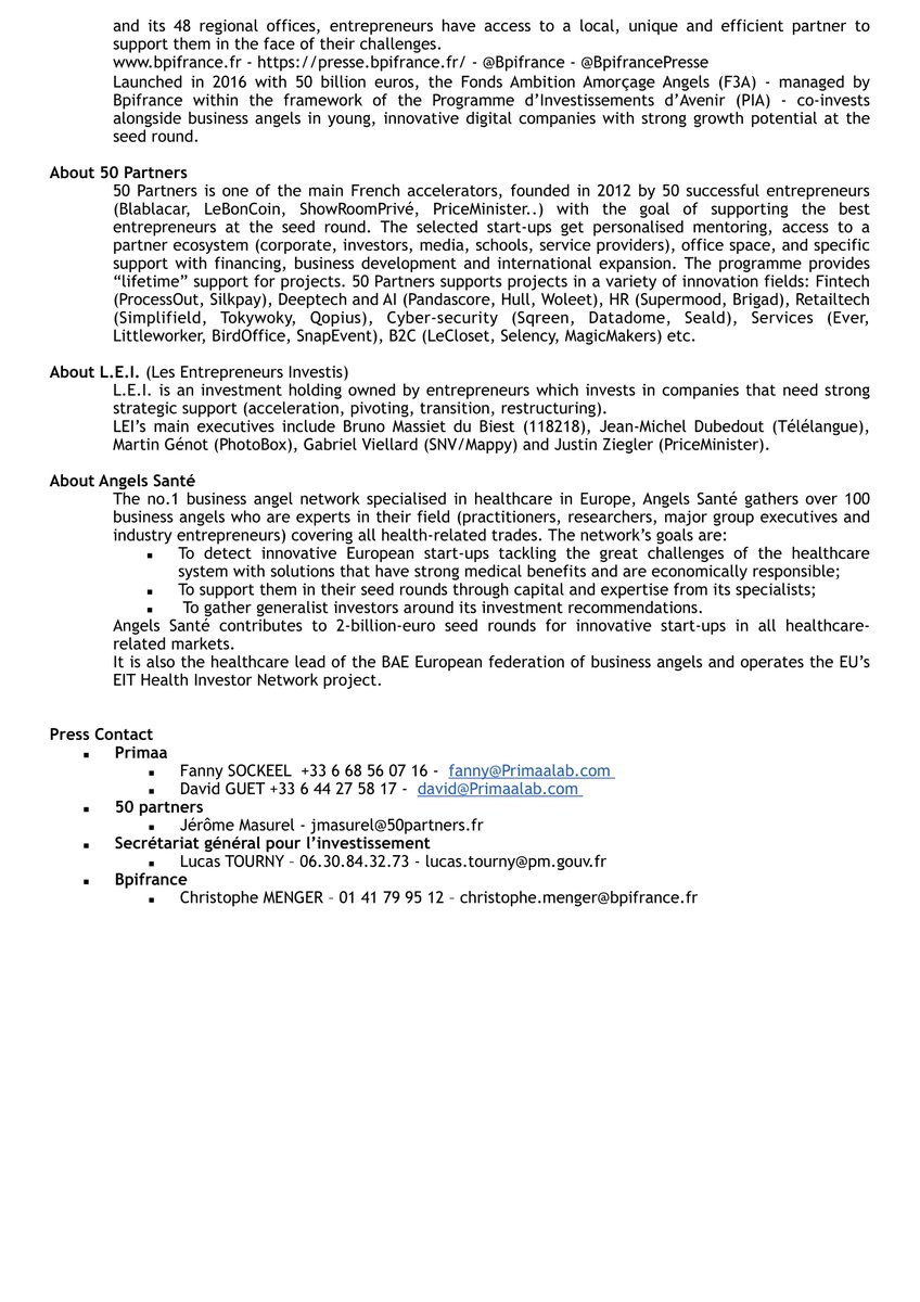 We are very proud and grateful to announce our fundraising in the field of #digitalpathology and #AI for a better and faster #cancer diagnosis #MEDTECH #ArtificialIntelligence #DeepLearning #WholeSlideImaging #pathology #breastcancer