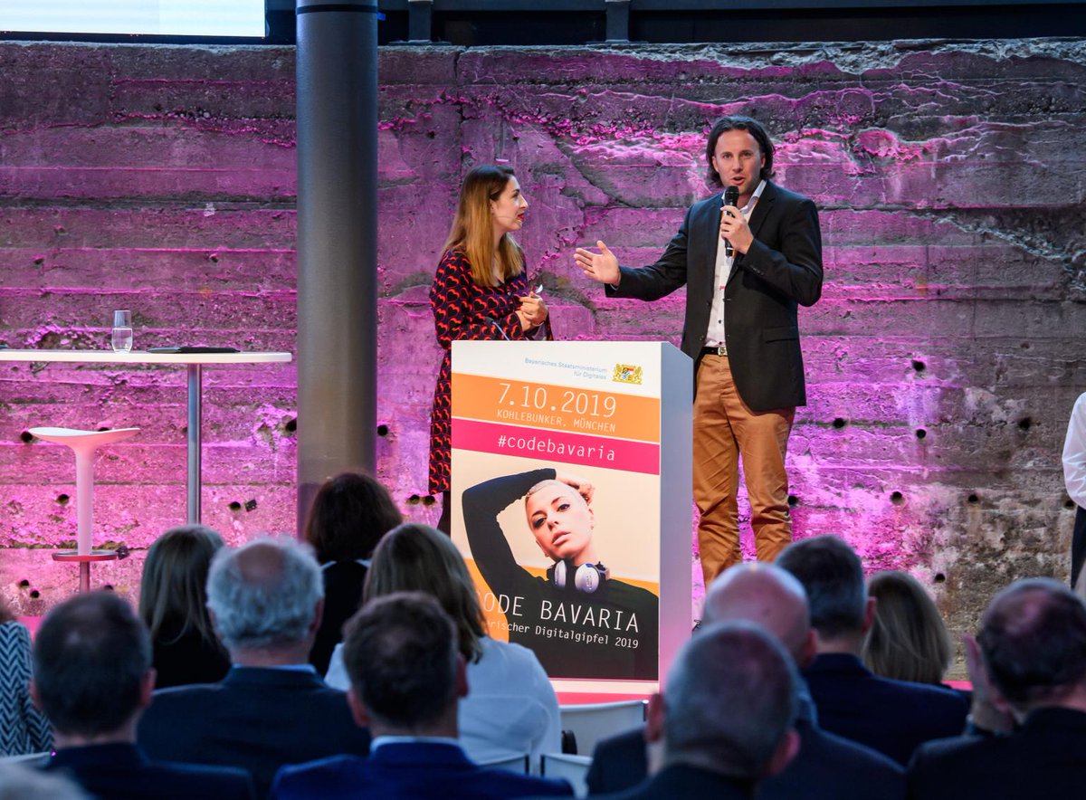 KinexonSports's tweet photo. Thanks to the #CodeBavaria Bavarian Digital Summit 2019 for the chance to share our vision! First this exciting talk at the invitation of the Bavarian government, then the launch of a massive #AI investment in Bavaria. An eventful and motivational week is drawing to a close! https://t.co/14H8C4dcHq