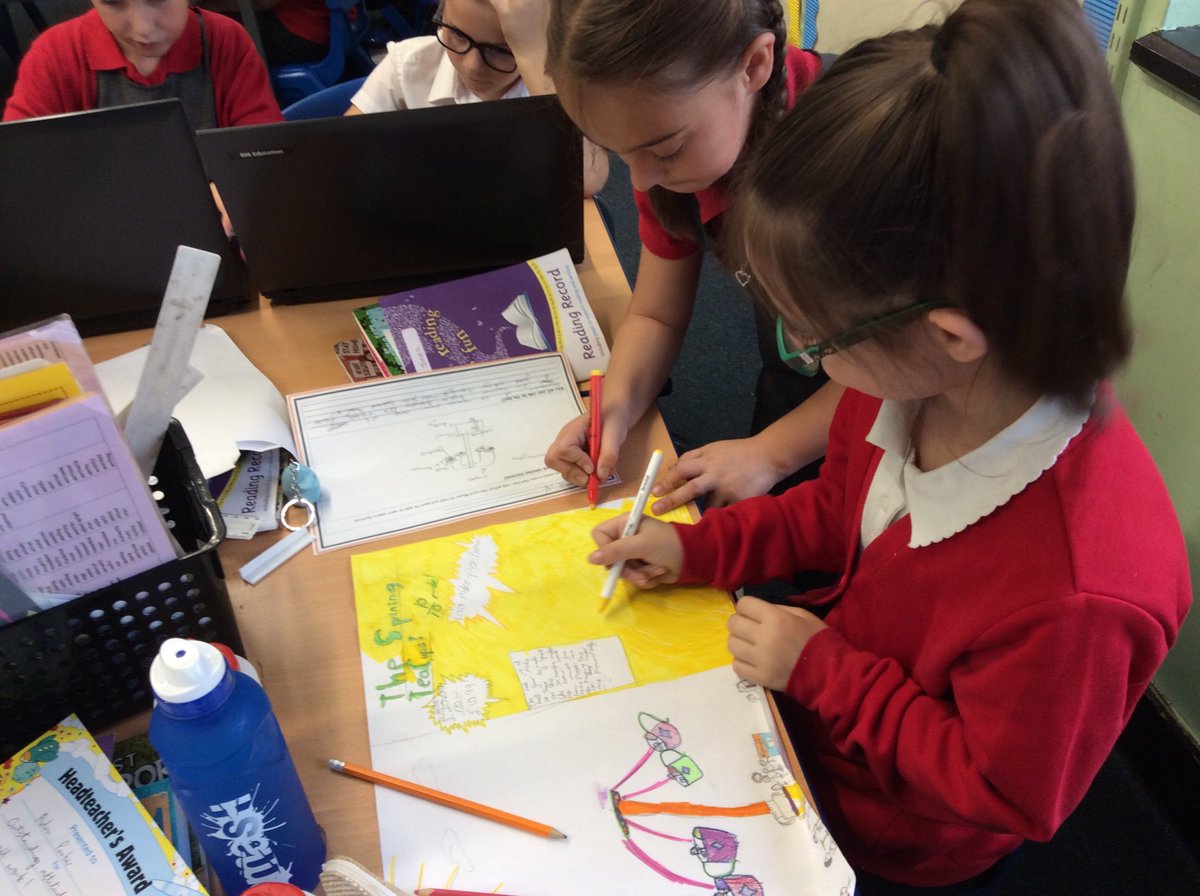 StoneferryPS's tweet photo. Year 4 have been very busy this morning completing their Hull Fair Projects. We are being inventors, artists, writers and typists! #spsdt #spscomputing #spsstem #spswriters #spsgroupwork https://t.co/VYvGV2Lq8C