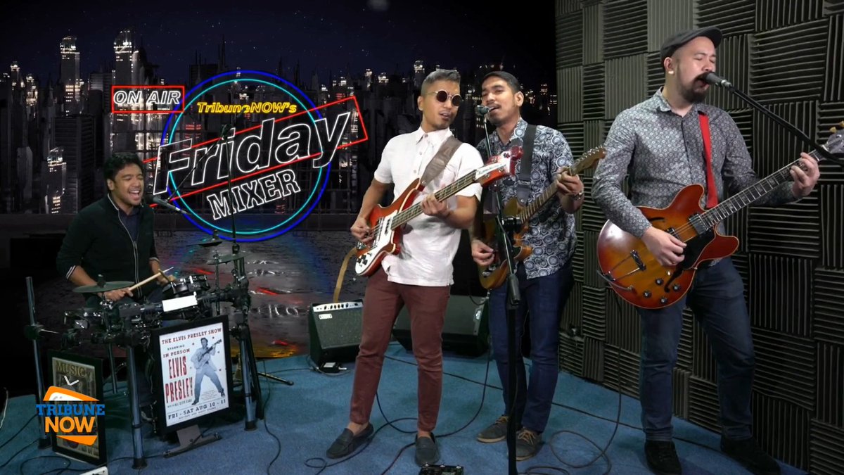 Here they are finally! <a href="/The_Bloomfields/">The Bloomfields</a> on #TribuneNow #FridayMixer.  Click our spanking new YouTube channel TribuneNOW 

youtu.be/LhXQl9U_xA4