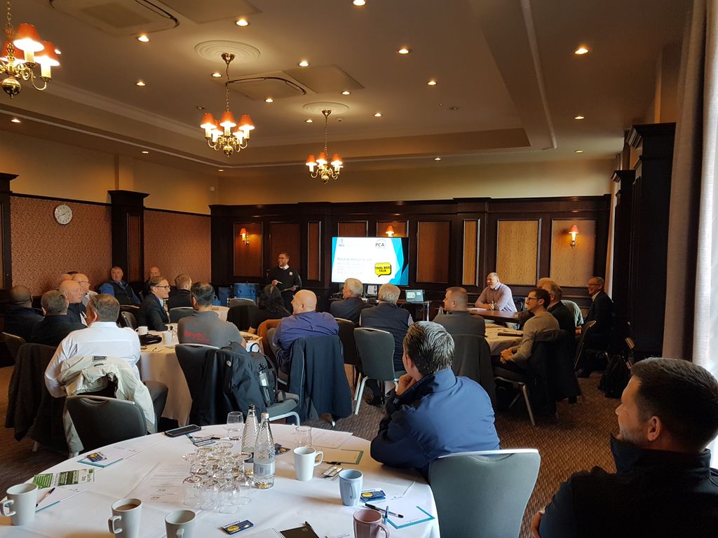 ukpolygon's tweet photo. Huge thanks to @PCAPropertyCare from Polygon Director #JamieNash for the opportunity to "share our world" with their members around the UK #LeakDetection #EscapeOfWater #TraceAndAccess #TechnicalEducation https://t.co/KLlUXakyYI
