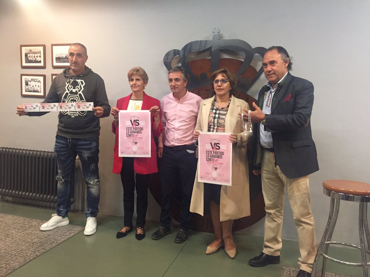 EsRadioLeon's tweet photo. La #Cultural se implica en la lucha contra el cáncer de mama. Toda la recaudación del encuentro ante el #Leioa irá destinada a #ALMOM. Las entradas tendrán un precio único de dos euros para cualquier zona del campo. https://t.co/RUZhKa0kEM