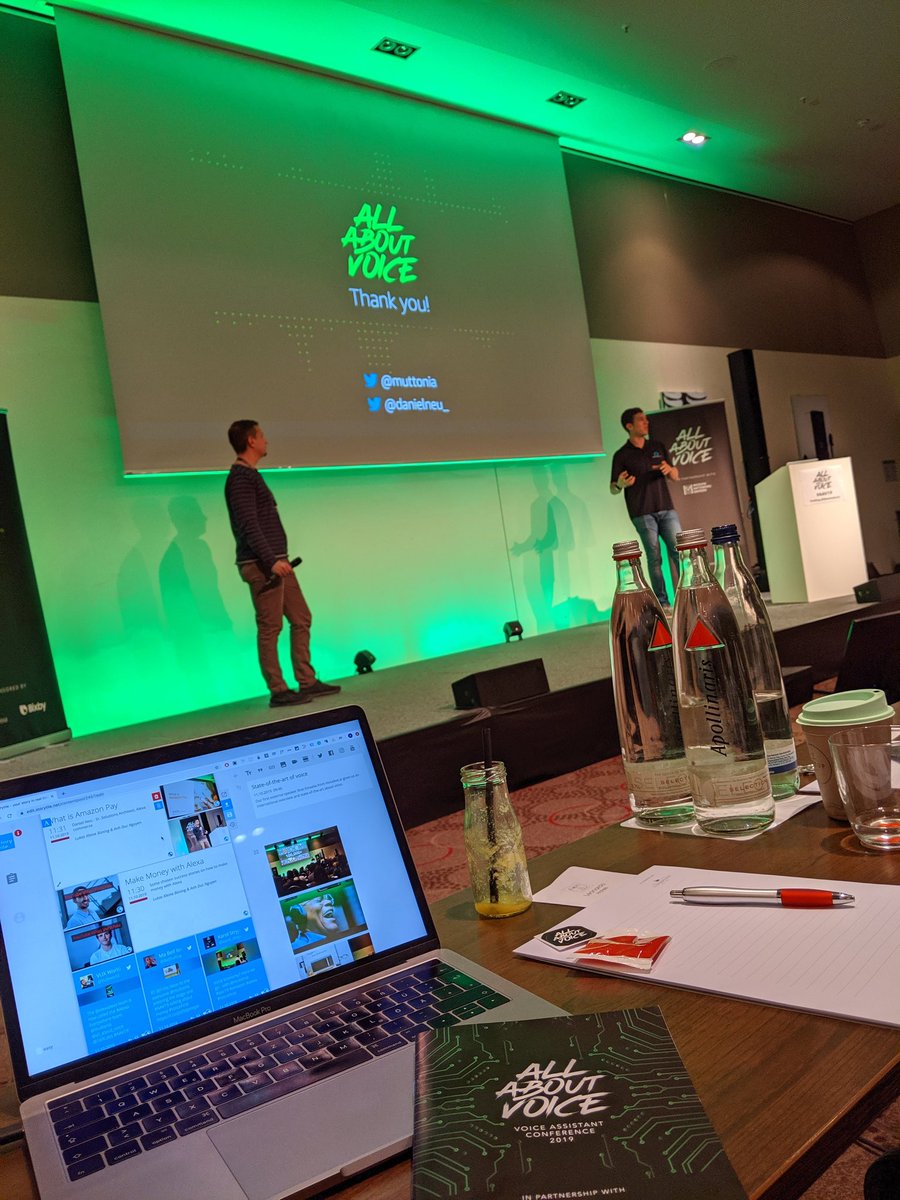 ngonsen's tweet photo. Running the #AAV19 liveblog /w @LKleineBuening 👨‍💻👨‍💻

Check it out at https://t.co/xxc9z9mZPu

Pun incoming: Today's topic is ALL ABOUT VOICE!? 🗣️📢

@all_about_voice @169Labs @MediennetzwerkB https://t.co/5lhbACe7BQ