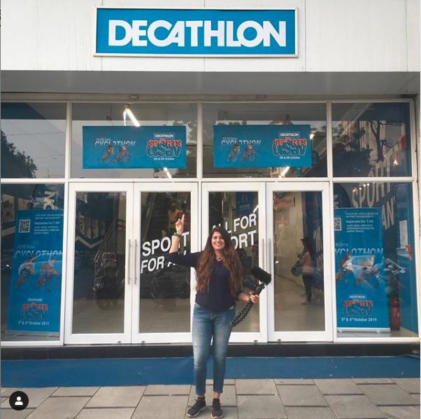 FootlooseTribe's tweet photo. Recently, I announced my big trip to #Meghalaya ! 
My trip’s itinerary is really unique for which I need to do some special preparation. 🧗🏻‍♀️
Thanks to @Decathlon_India for providing one-stop solution for all #sports and #adventure adventure needs. https://t.co/HPFMBuE9mW