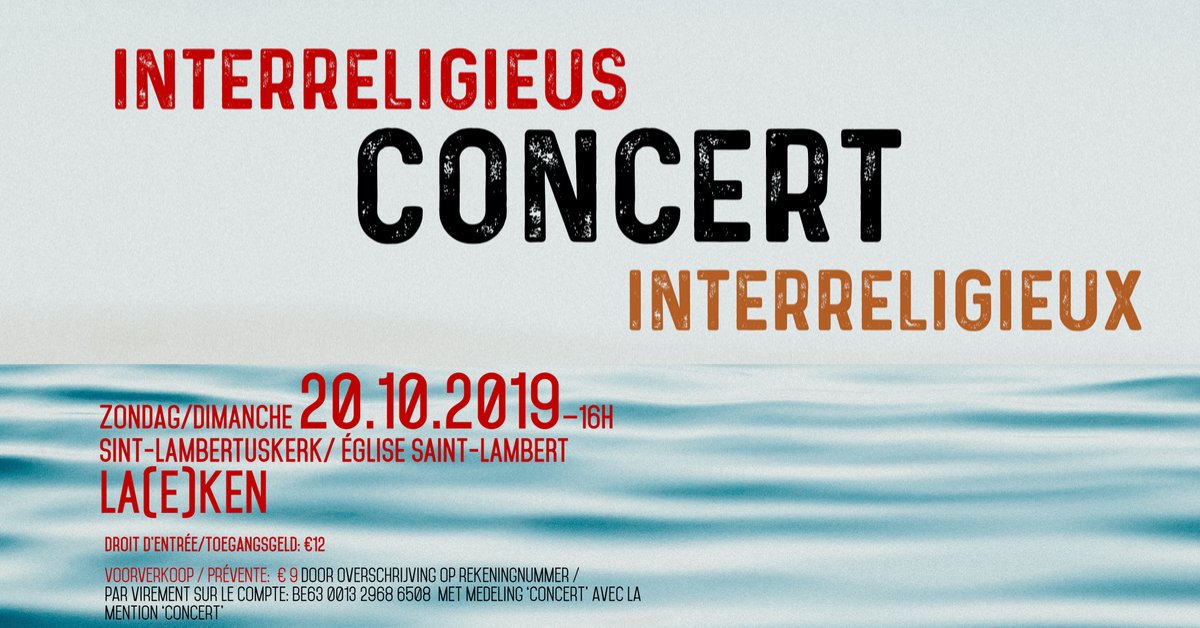 🎵 Ontdek met Davidsfonds Brussel verschillende zang- en muziekstijlen die aanwezig zijn in ons superdiverse Brussel! Kom op zondag 20 oktober om 15 uur naar het Interreligieus Concert in Laken 🎵 - mailchi.mp/354ba747753c/l…