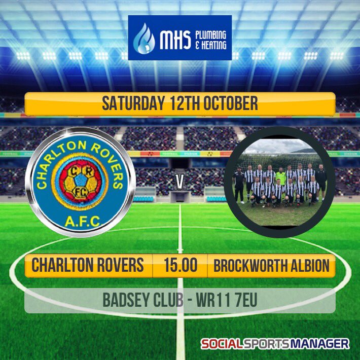 CHARLTONROVERS's tweet image. The 1st Team welcome @BrockAlbionto to @BadseyRec in @GNSLOfficial Division 1, in what will be a tough encounter.
