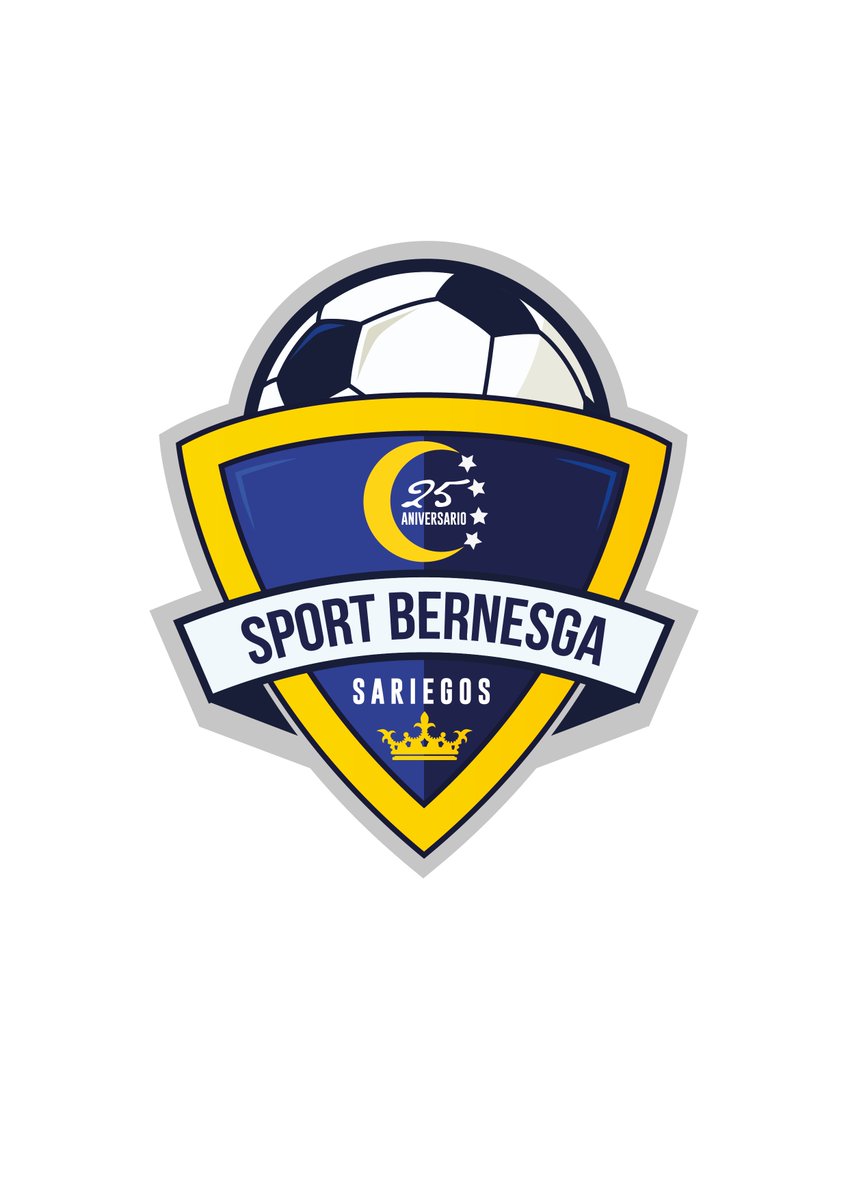 Os presentamos el nuevo escudo del C. D. Sport del Bernesga Sariegos para el 25º Aniversario 1995-2020.
#orgulloSportano