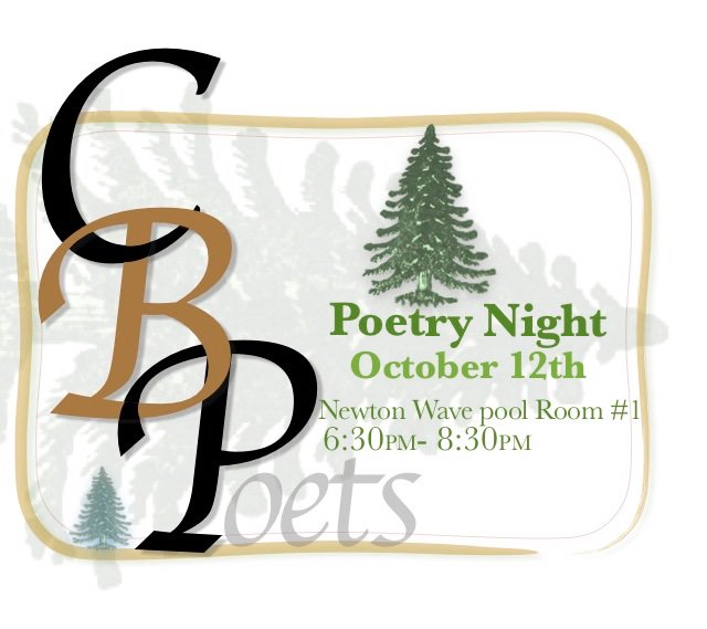 GroveFriends's tweet image. Join us on Saturday Oct 12th 6:30-8:30PM as we enjoy Poetry at our meeting at Newton Rec Center Room#1

We will also be doing a writing ‘Exercise’ on our next poetry book theme 
‘Landscapes &amp;amp; Vision’
Or Send your poems to 
cedarbark@friendsofthegrove.ca
by November 30th

-The CBP