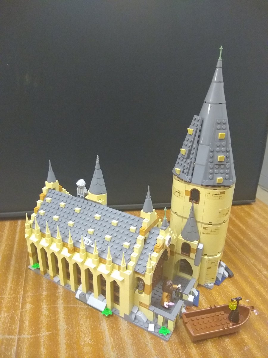 Mettlpt's tweet photo. The Mett centres Lego group are in full force this morning, Hogwarts great hall completed #meaningfulactivity #LEGOBricktober #lego #recovery https://t.co/YDU4dD5oob